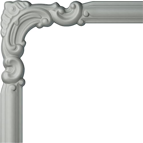 Ekena Millwork إيكنة ميلوورك PML08X08AS أشفورد كورنر (يتطابق مع القالب PML01X00AS) قالب اللوحة، 8 1/4" عرض × 8 1/4" ارتفاع، مبدد - Image 1