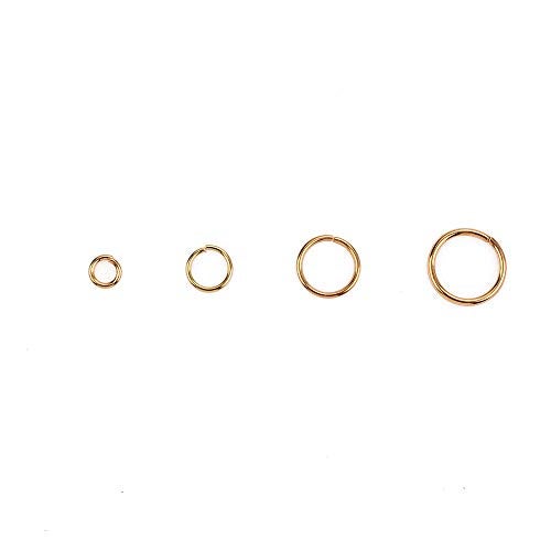 BEADIA Open Jump Rings Gold 0.6x4mm 1000pcs for DIY Jewelry Making Supplies - Image 3