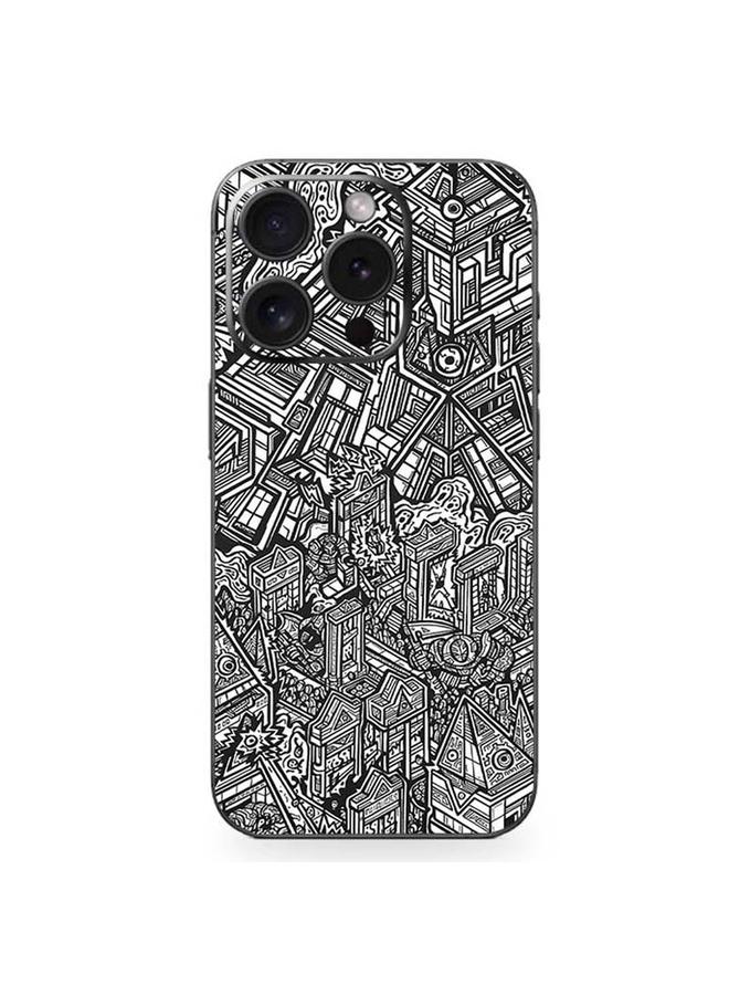 S-TOP Case For iPhone 15 Pro All-inclusive PET Phone Decal Adhesive Sticker - Image 1