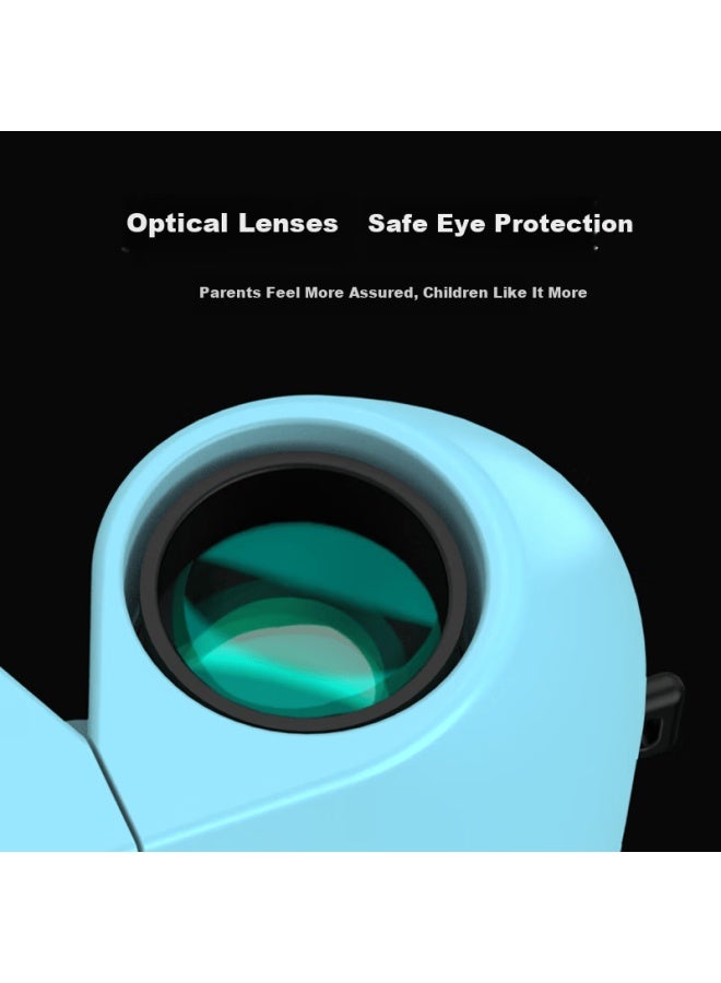 Leaysoo Leilong Yueying 10x22 Blue Children's Mini Hd High-power Binoculars Portable Kids Gift - Image 4
