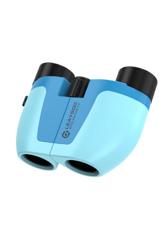 Leaysoo Leilong Yueying 10x22 Blue Children's Mini Hd High-power Binoculars Portable Kids Gift - Image 1