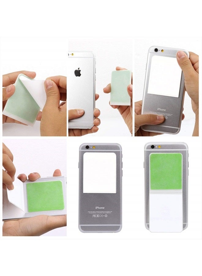 Omeet حامل الهاتف بتقنية النانو - ألصق جهازك على أي سطح مستوٍ - 3 عبوات (أسود + أبيض + وردي) - Image 2