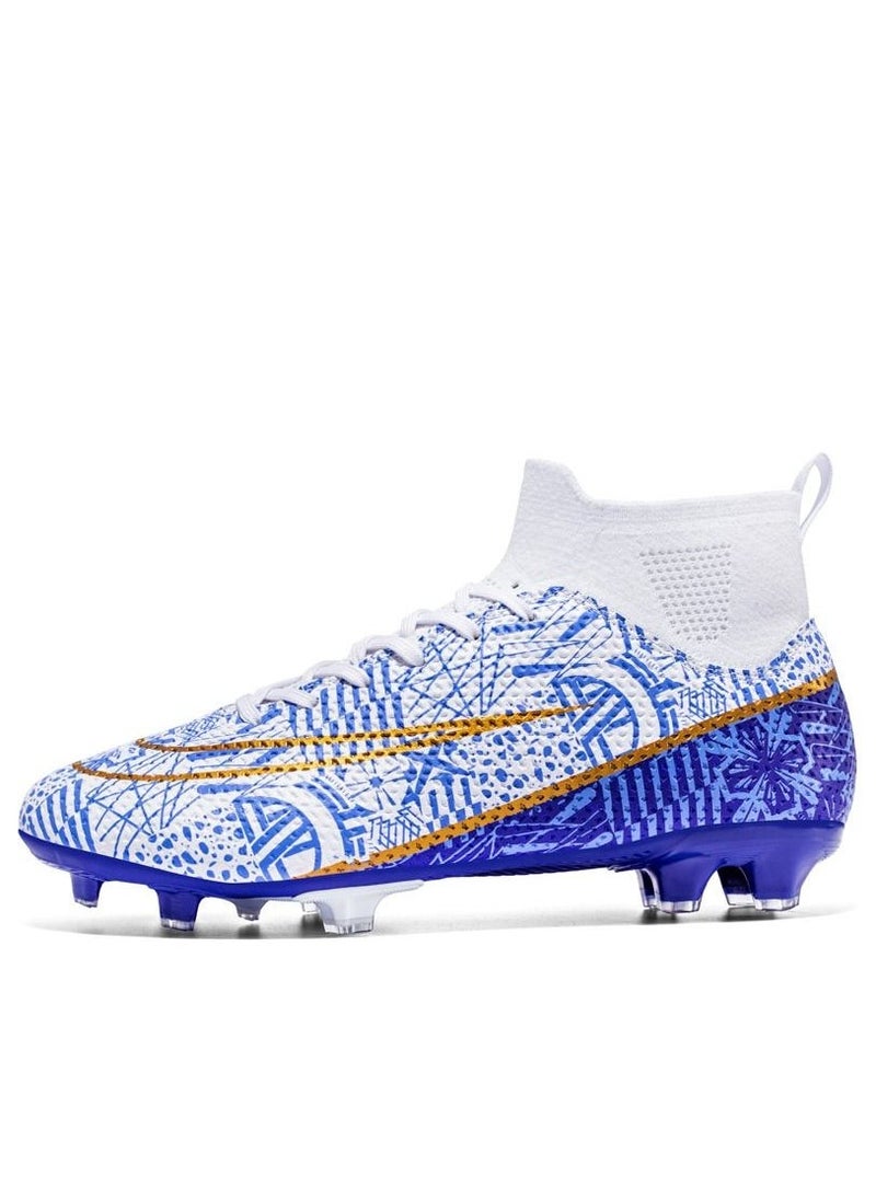 Football Shoes Male Long Nail Primary School Children Mandarin Duck Couple Artificial Grass Long Nail Sports Shoes  - Image 4