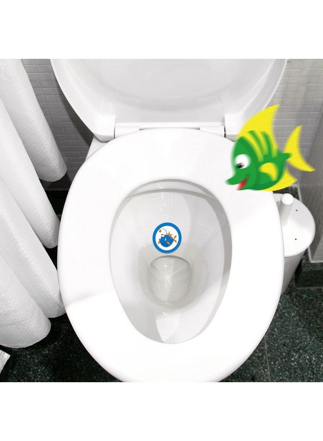 Woanger 240 Pieces Toilet Targets for Boys, Ocean Animals Potty Training Flushable Targets Sea Creatures Potty Training Stickers 2 Inch Pee Stickers Color Changing Pee Signs for Toddler Boys Training - Image 5