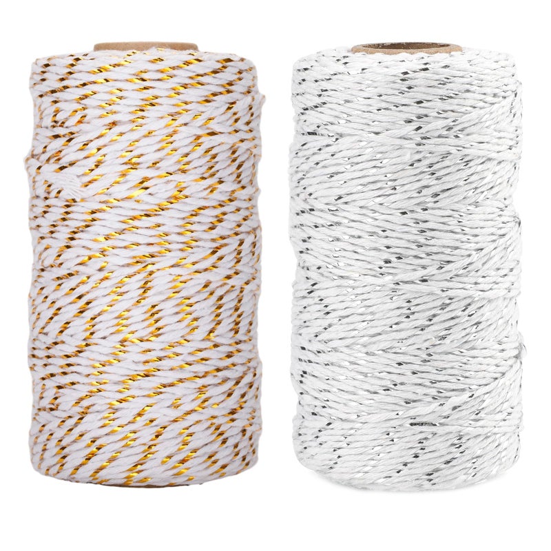 Rope – Natural Jute Twine, 3mm x 50m, for Craft, Gardening, Gift Wrapping