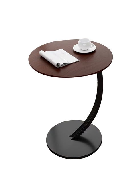 Nordic Style Simple C Shaped Coffee Table Sofa Side Round Table End Table For Home Living Room Bedroom Study Room Office