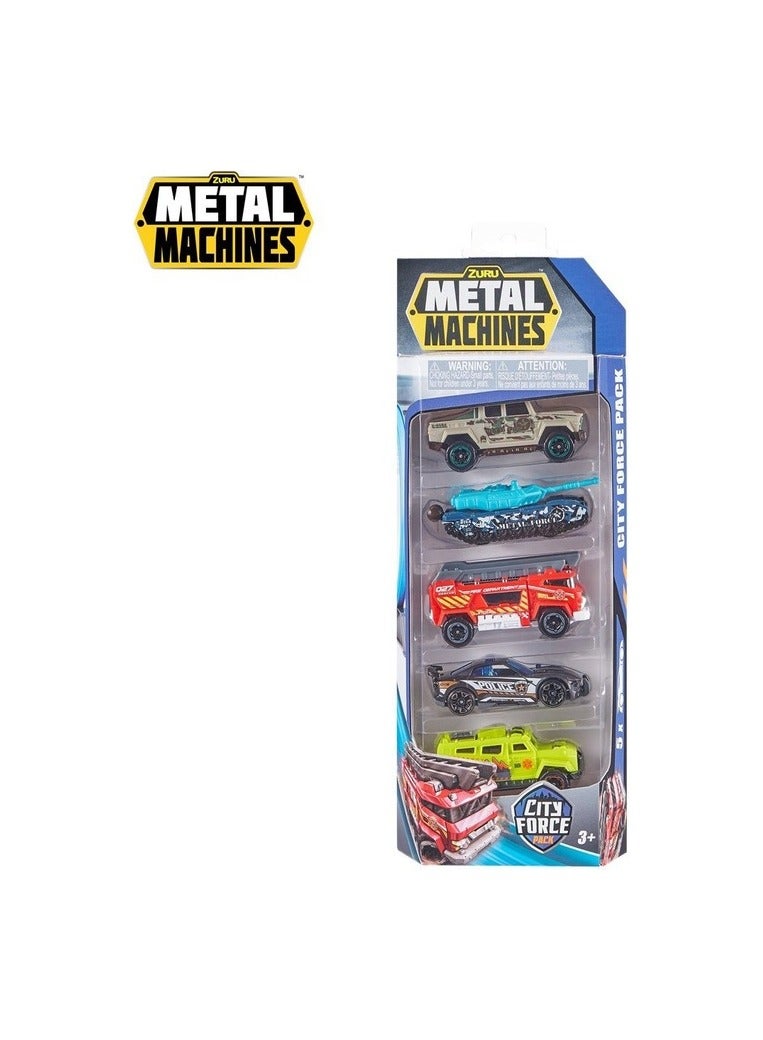 Zuru Metal Machines City Force 5pk