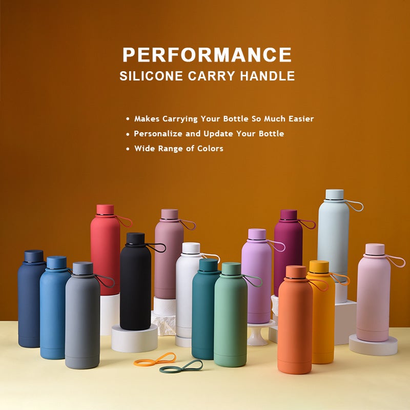 2026 New Stainless Steel Small-Mouth Insulated Cup With Engraved Handle, Portable Outdoor Sports Water Bottle, Water Cup - Image 2