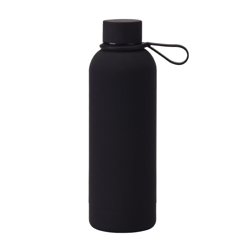 2026 New Stainless Steel Small-Mouth Insulated Cup With Engraved Handle, Portable Outdoor Sports Water Bottle, Water Cup - Image 1