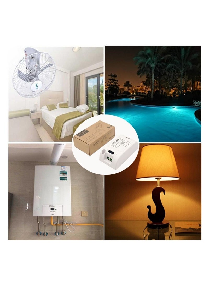 المنزل الذكي 433 ميجا هرتز تيار مستمر 12 فولت 1 قناة لاسلكية عن بعد، جهاز إرسال واستقبال مرحل عالمي، وحدة تبديل للتحكم عن بعد وجهاز تحكم عن بعد لجهاز إرسال الترددات اللاسلكية 1527 - Image 2