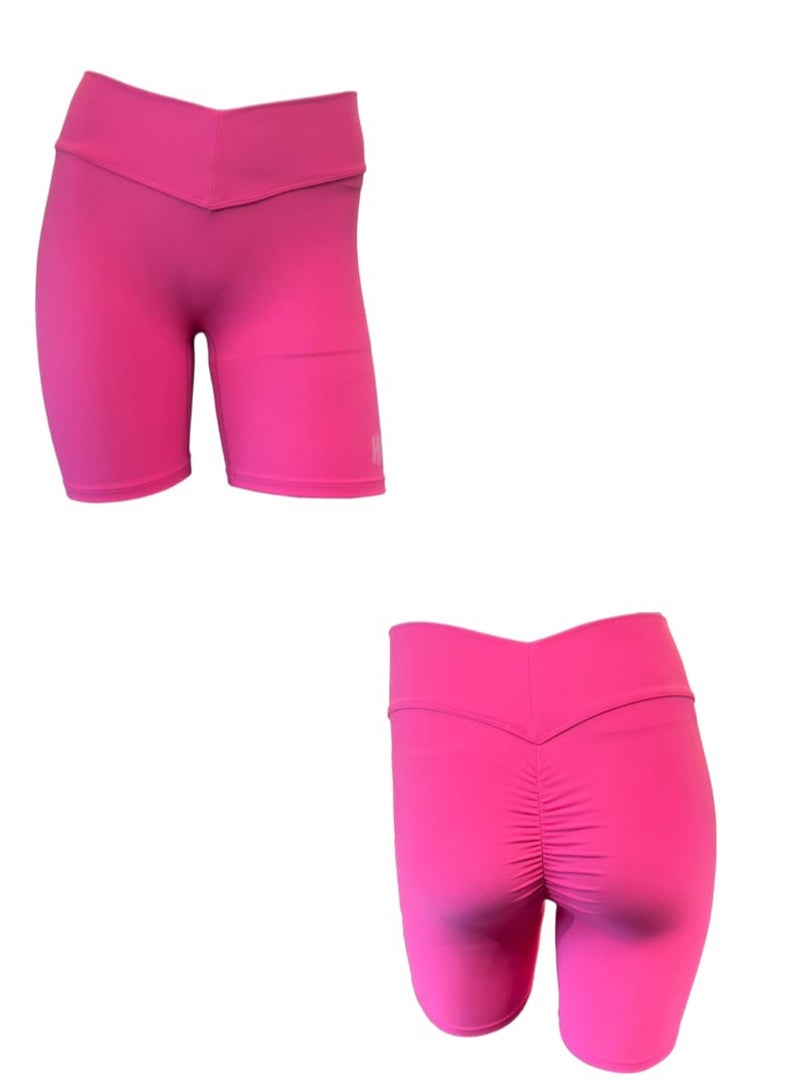 شورتات نسائية بدون seams على شكل V