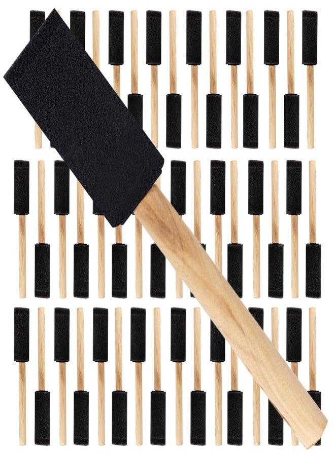 Pro-Grade Pro Grade - Foam Brushes - 1 Inch 48 Piece Foam Brush Set - Image 1