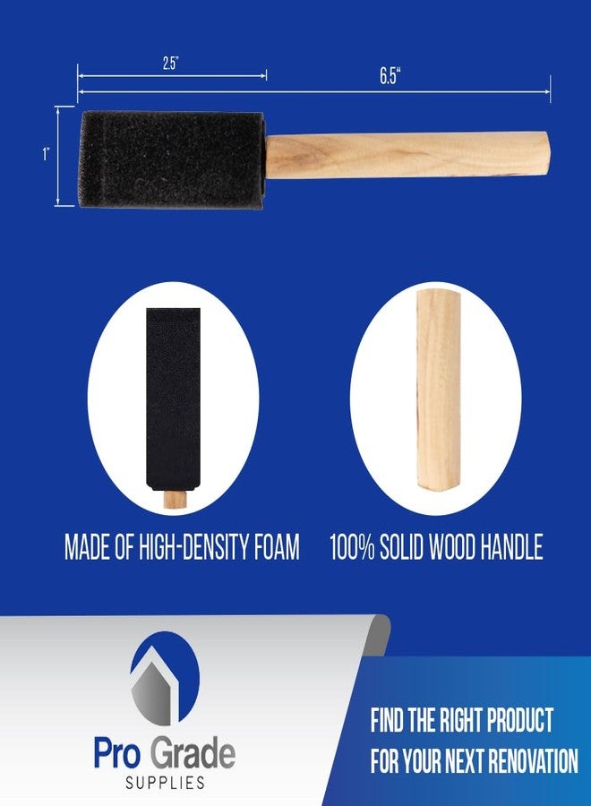 Pro-Grade Pro Grade - Foam Brushes - 1 Inch 48 Piece Foam Brush Set - Image 2