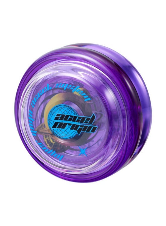 Bandai Hyper Yoyo Accel Cosmo Purple | Yo-yo with High-Speed Spins | Gift for Kids & Adults - Image 1