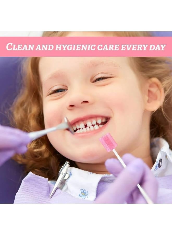 Oral Mouth Swabs Sponges,100 PCS Mouth Sponges on Stick for Hydration,Oral Care Sponge Swab Disposable,Mouth Swabs for End of Life Care Dental Care Kit Foam Swab Sticks for Oral Care (Pink) - Image 5