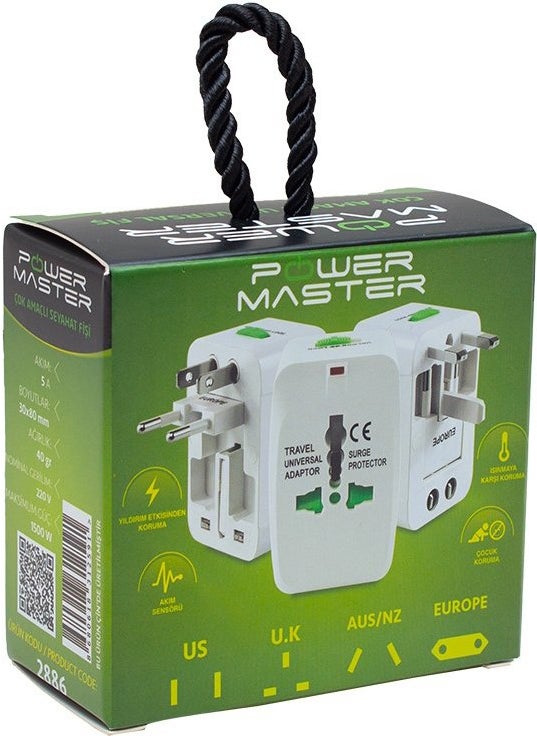 Powermaster PM-2886 Universal Multiple Socket Converter Travel Adapter  - Image 3