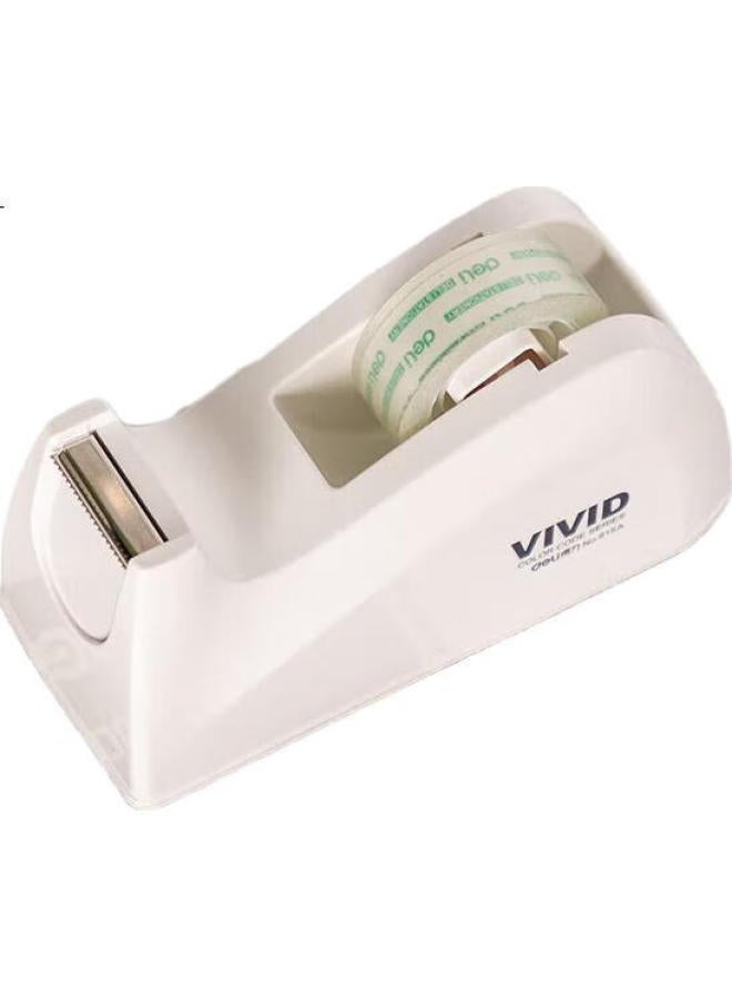 Deli Medium Tape Dispenser And Cutter (For Tape Width ≤18Mm), White, 815A - Image 2