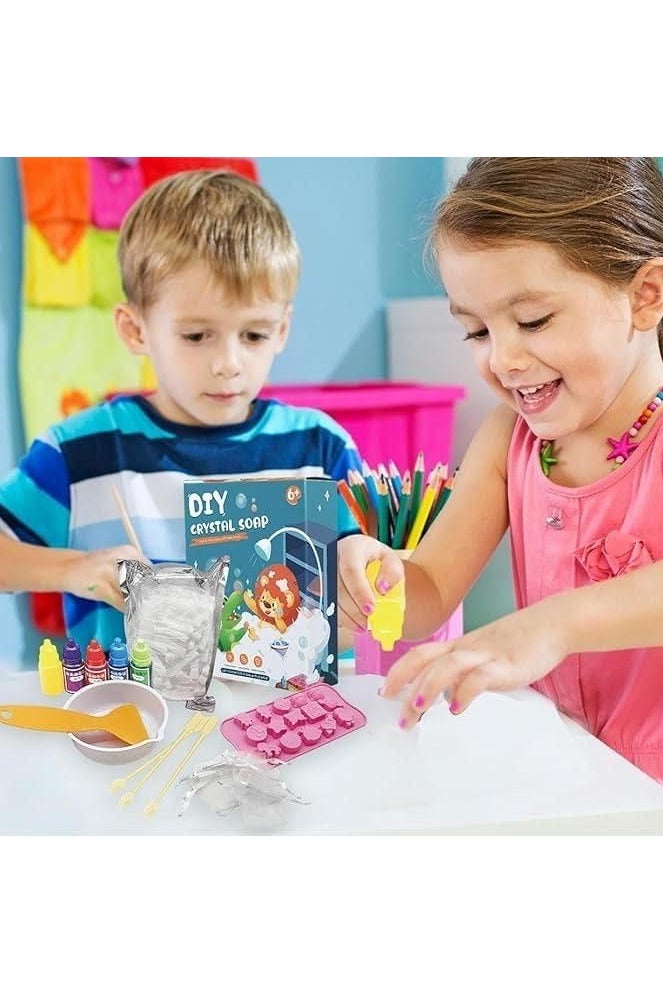 Soap Making for Kids, Soap Making Supplies, Skin-Friendly Science Experiment, Non-Irritating Soap Kit, Crystal Soap Making Toy for Kids Ages 6 and Up... - Image 5