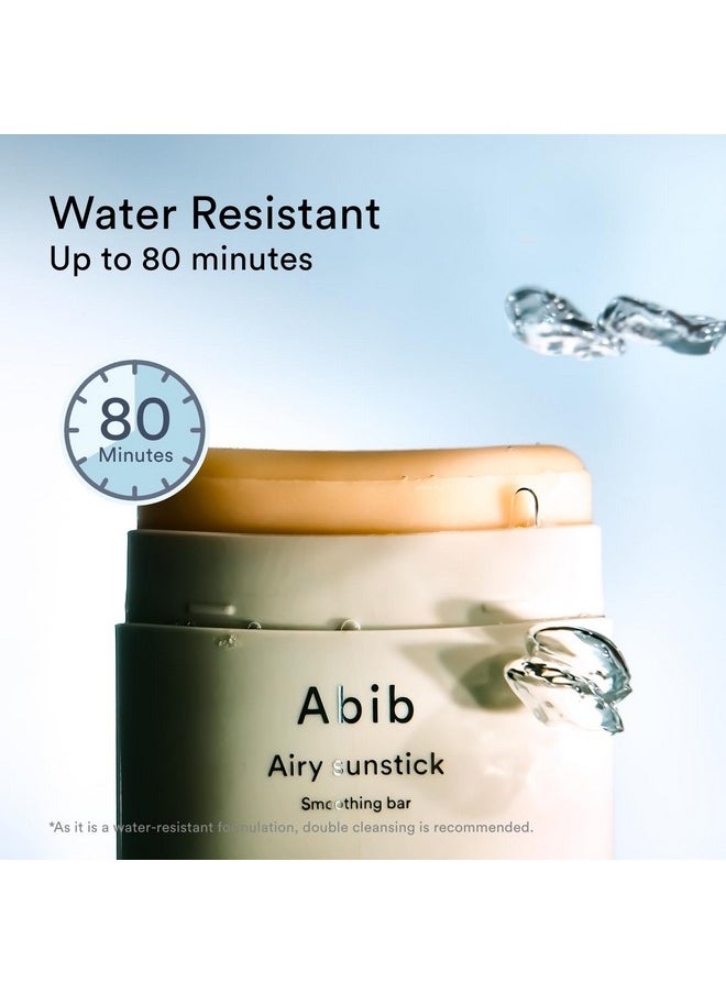 ابيب شريط تنعيم البشرة Airy Sunstick Spf50 | حماية من الشمس غير لاصقة بلمسة نهائية غير لامعة للوجه والجسم، عصا كورية طويلة الأمد (عبوة من قطعتين، قطعتان)  - Image 2