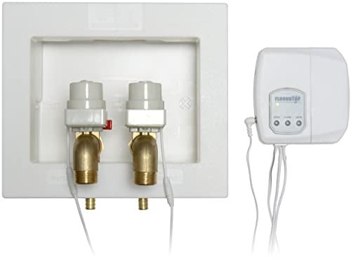 FloodStop Washing Machine Leak Detector Kit with Automatic Water Shut-Off and Visual/Audible Alarms, 3/4" 90deg, Hot & Cold Valves - Image 2