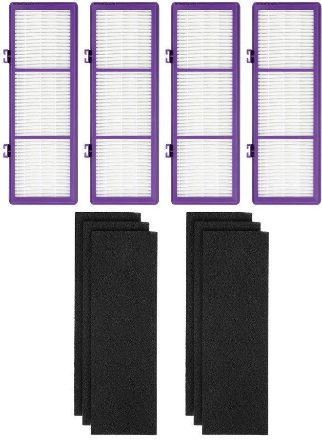 فيتي فلتر فلتر Fette - فلاتر AER1 لتنقية الهواء من Holmes، فلتر HAPF300AP Performance Plus لـ Holmes، بديل HAPF300AP-U4 (4 فلاتر + 6 فلاتر كربون (بنفسجي)) - Image 2
