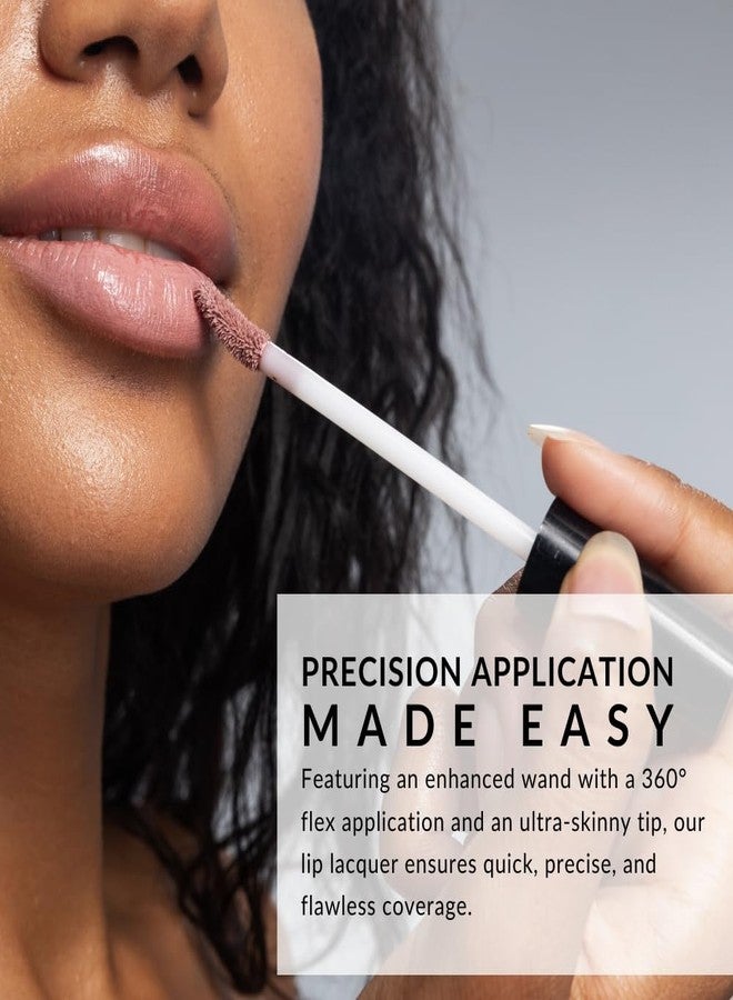 فلوري روبرتس ملمع شفاه فلوري روبرتس لوشيوس، مكياج ملمع شفاه نابض بالحياة للنساء ذوات البشرة السمراء أو الداكنة، غير لزج، يدوم طويلاً، بلمسة نهائية لامعة للغاية - Image 5