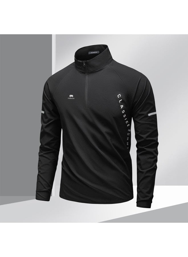 Fomoce 2025 New Summer Fashion Outdoor Sportswear Men's Long-sleeve Training T-shirt For Fitness And Running - Image 3