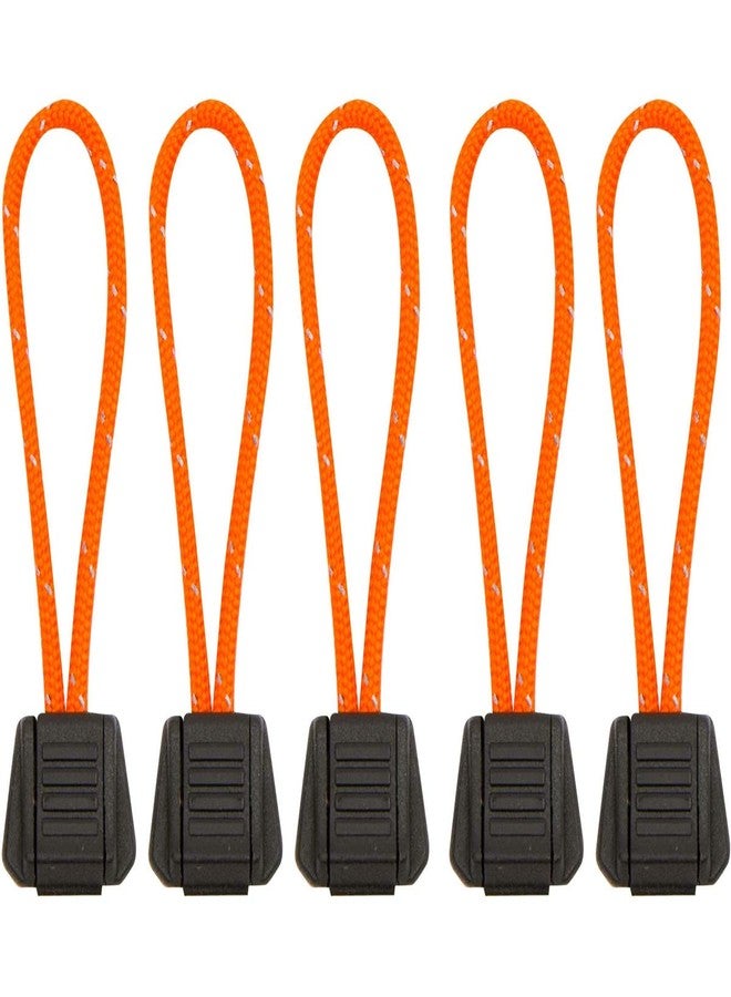 EXOTAC - TinderZIP Zipper Pull Fire Starter with Built-in Tinder for Emergency Kits, Camping, Hiking, and Essential Supplies (Orange) - Image 1