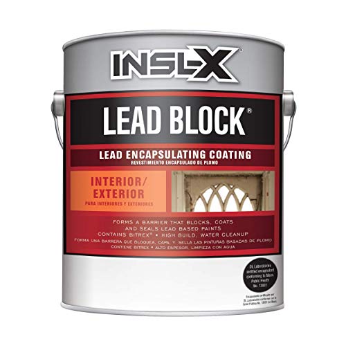 INSL-X Lead Block, Lead Encapsulating Paint, Eggshell, White, 1 Gallon - Image 1