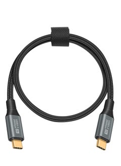 Short USB C to Cable, 1.5FT 3.2 Gen 2 Cable Short, 20Gbps Data Transfer & 100W PD Type Fast Charger Support 8K@60Hz Video for Thunderbolt3，MacBook Pro.