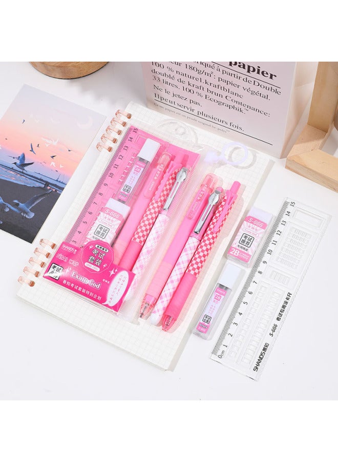 BX Gel Pen High Color Value Press Test Special 2b Card-coated Pencil Suit Black Girl Heart Pen For Students - Image 1