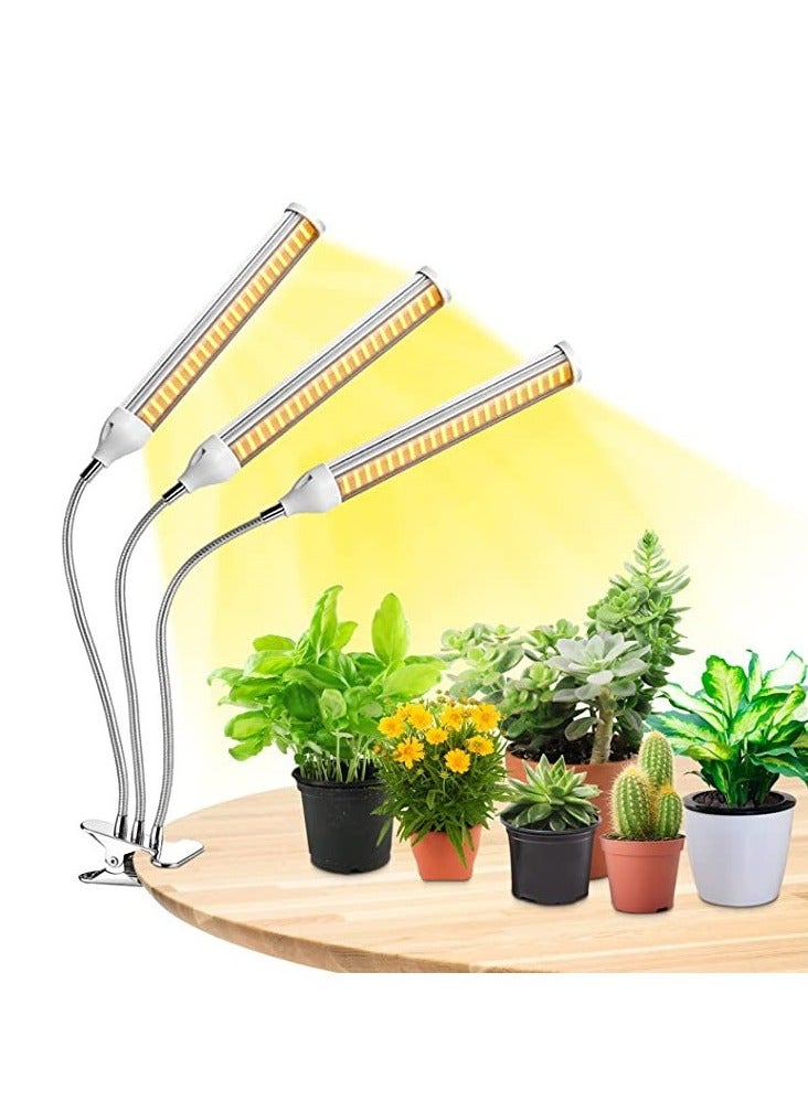 Generic Garpsen LED Plant Grow Light  Full Spectrum Grow Lights for Indoor Plants  315 LEDs Upgrade Sunlike Growing Light for Seedlings  with 3 Heads   5 Brightness Levels   Timer - Image 1