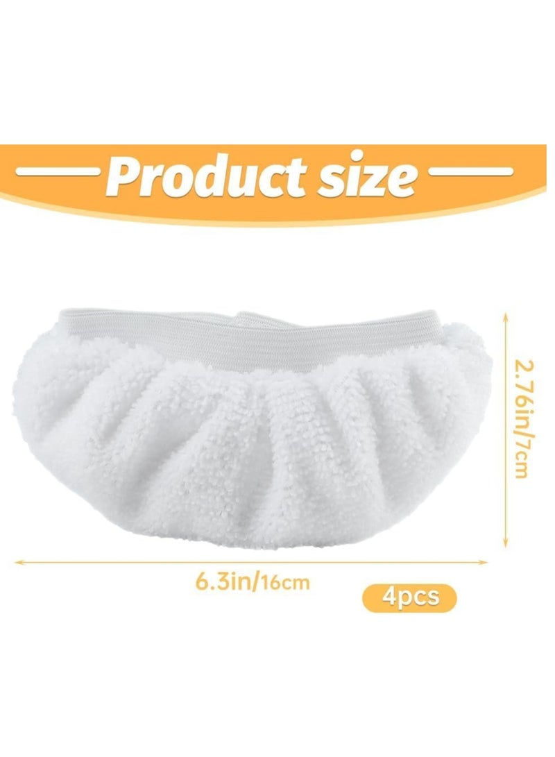 6 PCS Universal Microfiber Cloths for Handheld Steam Cleaner Compatible with Kacher Bissell Steam Shot, Steamer, Comforday, PurSteam, Dupray Neat Steam Cleaner, Washable Steam Mop Pads Cover  - Image 2