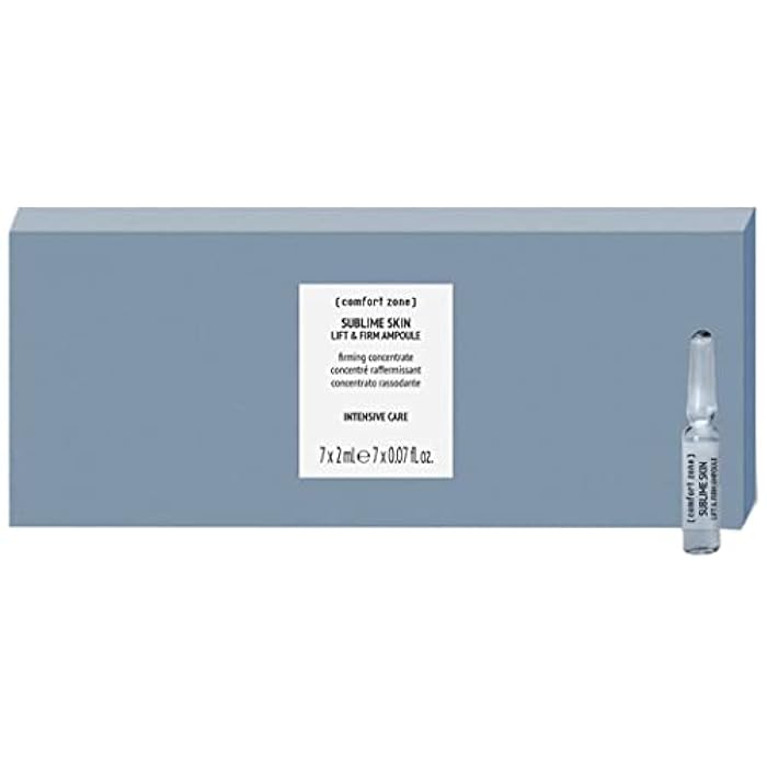 Comfort Zone [ comfort zone ] Sublime Skin Lift & Firm Ampoules, With Anti-Wrinkle Peptide And Macro Hyaluronic Acid, Firm, Plump And Smooth, 7 ct. - Image 1