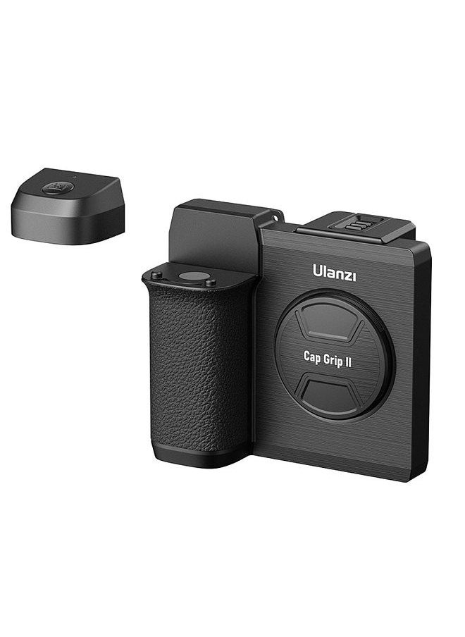 Ulanzi - Ulanzi CG01 Wireless Smartphone Handle Grip Anti-shake Phone Holder Stabilizer with Remote Control 20M Effective Range Built-in Mirror Cold Shoe Mount Replacement for iPhone 14/13/12/11 Android Phones - Image 1