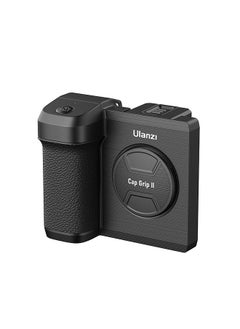 Ulanzi CG01 Wireless Smartphone Handle Grip Anti-shake Phone Holder Stabilizer with Remote Control 20M Effective Range Built-in Mirror Cold Shoe Mount Replacement for iPhone 14/13/12/11 Android Phones