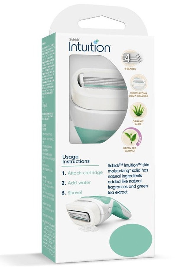 schick Schick Intuition Shaving razor and foaming mousse with Aloe Vera and Vitamin E  - Image 1