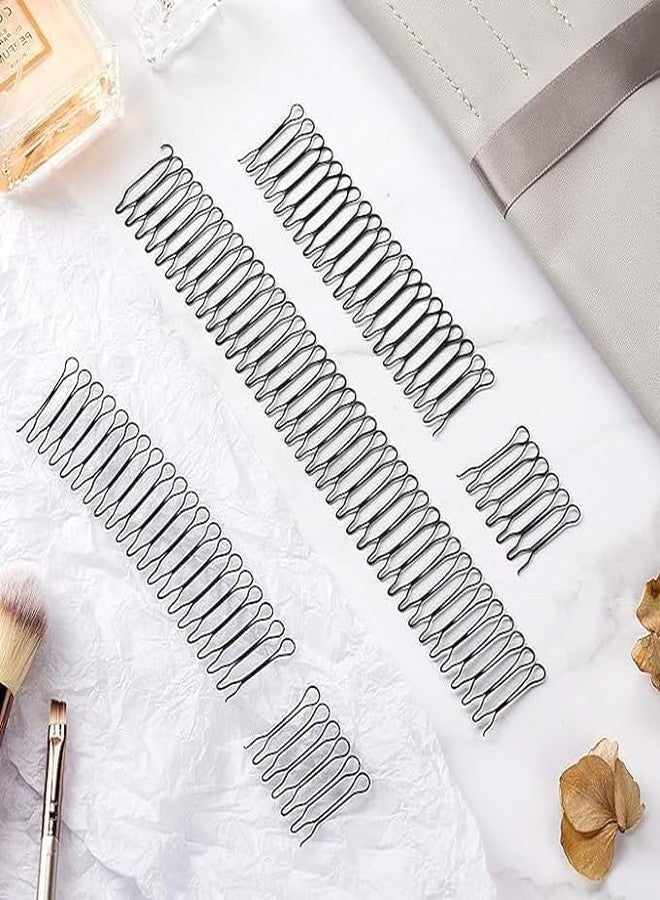 PREPSTO Stretchable Invisible Wire Comb Clips - 2PCS U Shape Hair Finishing Fixer Pins - Cute Cartoon Hair Holder Barrettes - Styling Tools for Girls, Kids & Women (U Shape hairfixer 21CM) - Image 2
