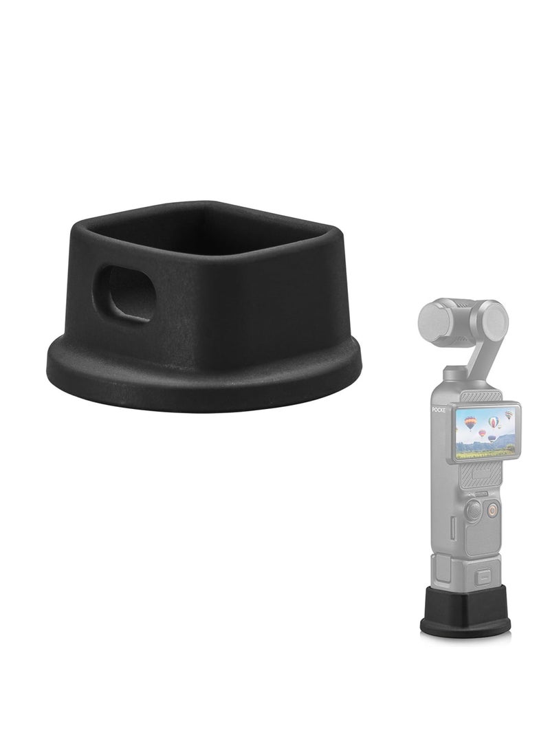 Suntown Silicone Non-Slip Desktop Mount for DJI Osmo Pocket 3, Osmo Pocket 3 Accessories (Silicone Black), Lightweight and Compact - Image 1