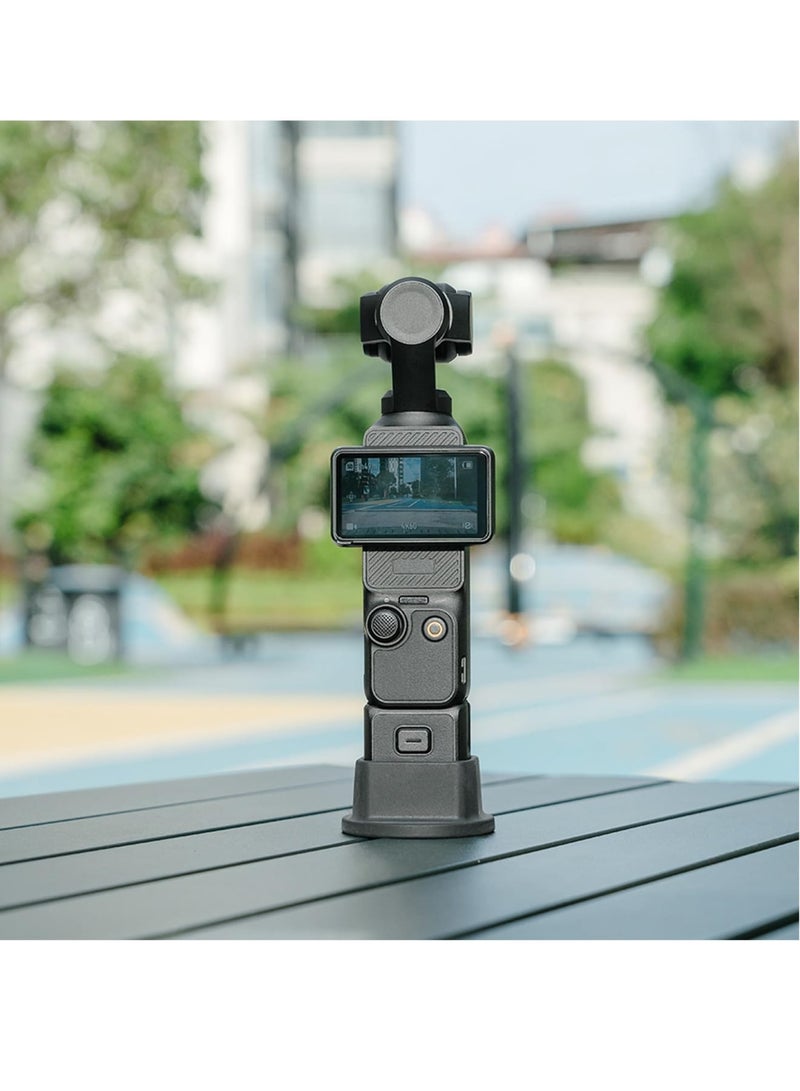Suntown Silicone Non-Slip Desktop Mount for DJI Osmo Pocket 3, Osmo Pocket 3 Accessories (Silicone Black), Lightweight and Compact - Image 2