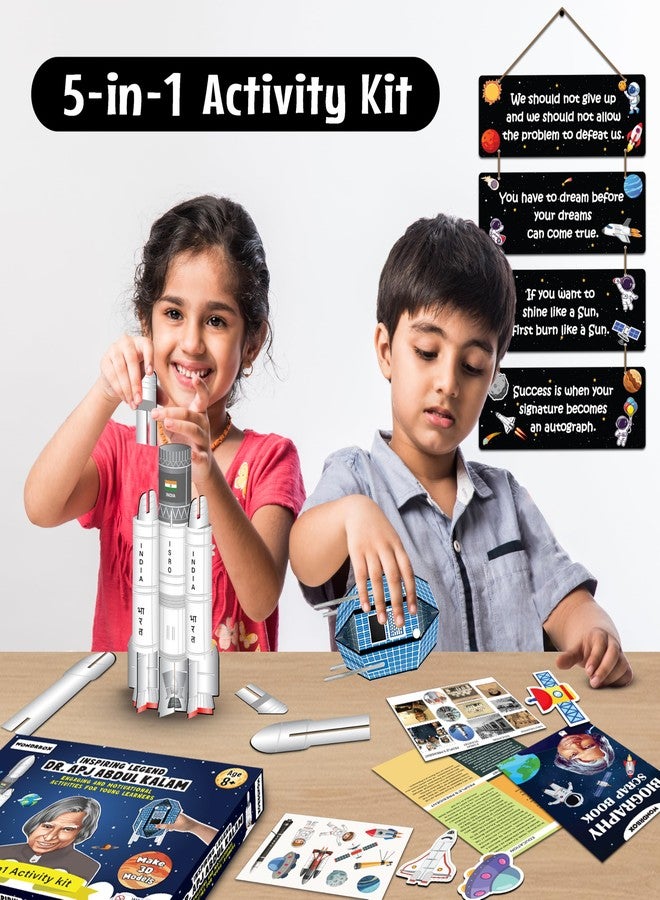 WONDRBOX Dr. APJ Abdul Kalam Science Activity Kit for 5 Years and Up: Birthday Gift, Return Gift, DIY, Educational Toy, Learning Kit, STEM Toy - Image 3