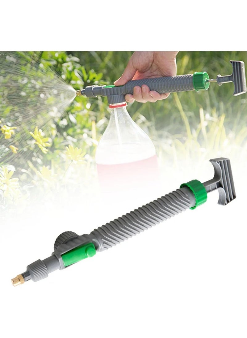 Universal Spray Head for Beverage Bottles Coke Bottle Sprayer Pull Type Spray Rod Adjustable Mist Water Jet for Disinfection Watering Pest Control Car Washing - Image 1