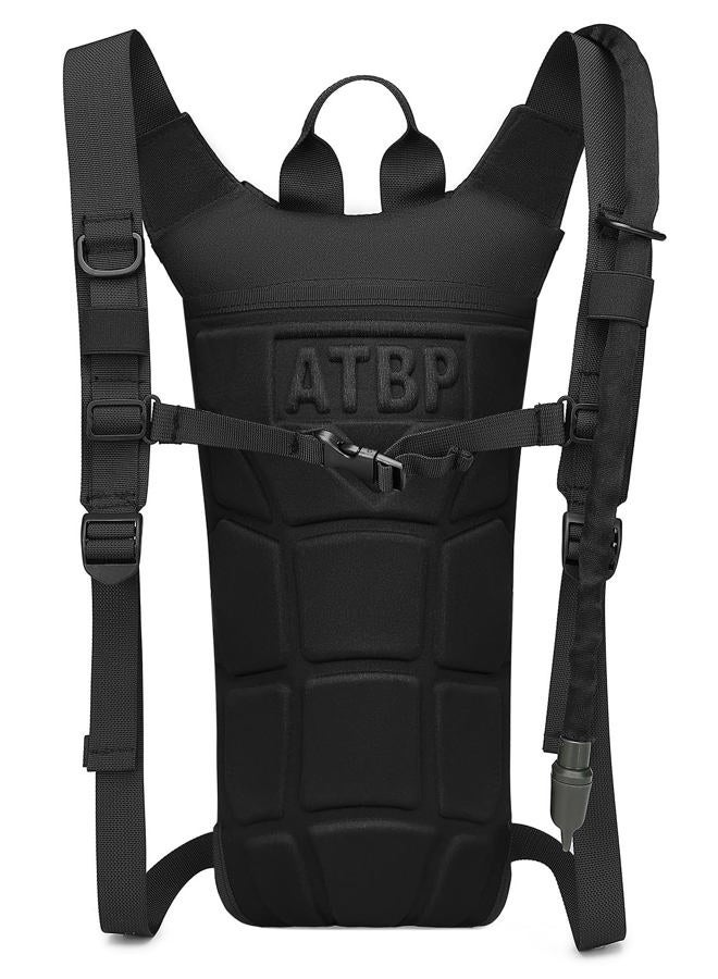 ATBP AIMILL Tactical Molle Hydration Pack Bag Water Camel Backpack Reservoir Carrier Daypack (2Pack Black, 2.5-3L (84-100oz)) - Image 5