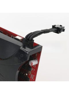 Generic 245-GPU Graphics Card Conversion Line Steering Line 8p Female/8p Male 90 Degree Elbow Black Ribbon Graphics Card Elbow Line-Color:8PIN-left Bend-Length:20CM  - Image 4