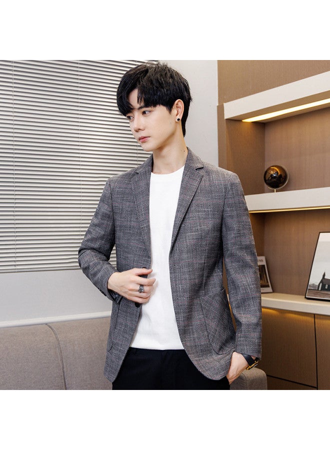 Fapai Spring And Autumn Thin Fabric Business Casual Blazer Versatile Fashion Men's Suit - Image 4