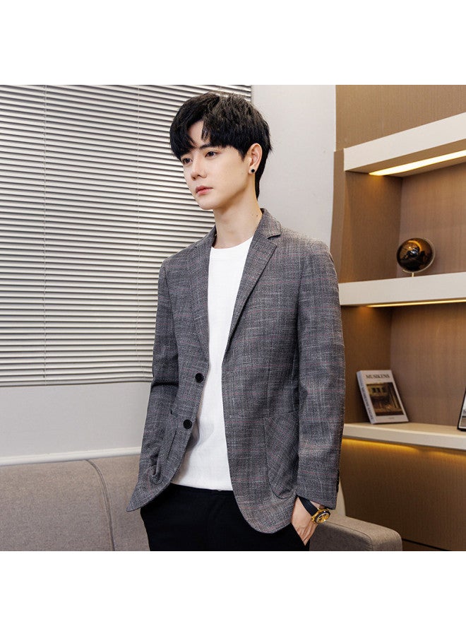 Fapai Spring And Autumn Thin Fabric Business Casual Blazer Versatile Fashion Men's Suit - Image 5