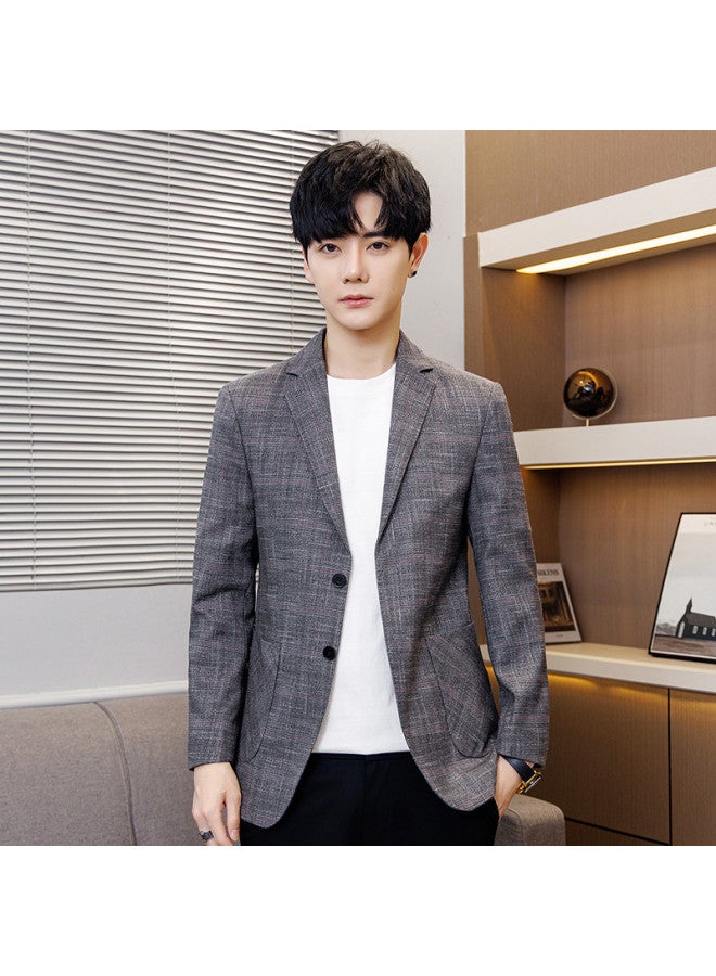 Fapai Spring And Autumn Thin Fabric Business Casual Blazer Versatile Fashion Men's Suit - Image 3