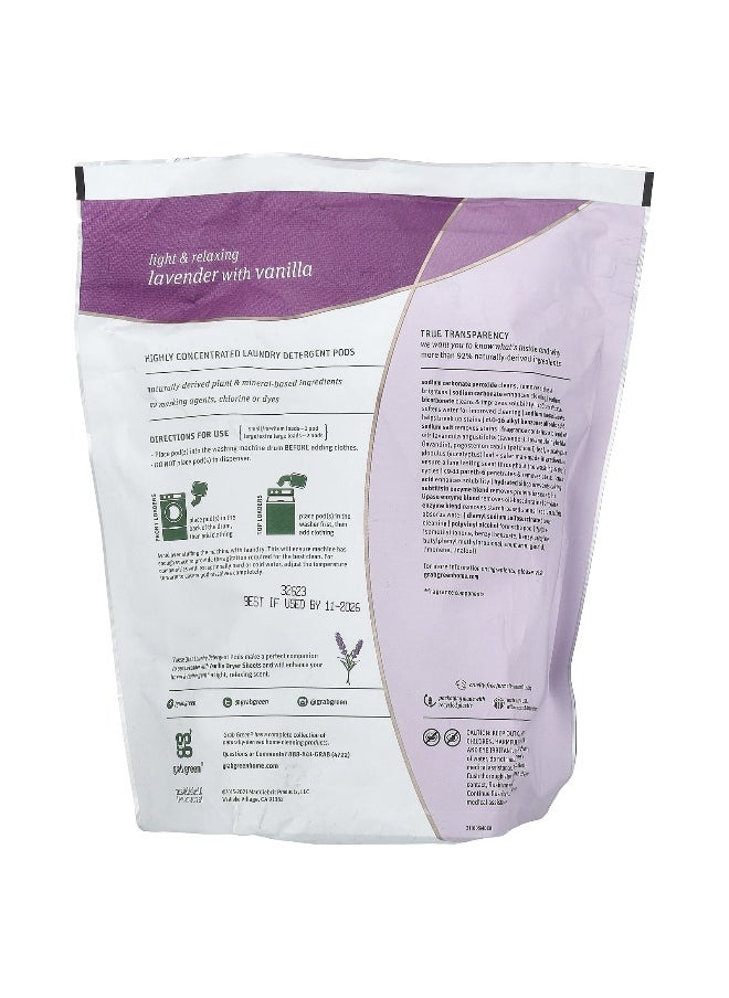 Grab Green Grab Green, 3 in 1 Laundry Powder Detergent Pods, Lavender with Vanilla, 60 Loads, 2 lbs 2 oz (960 g)  - Image 2