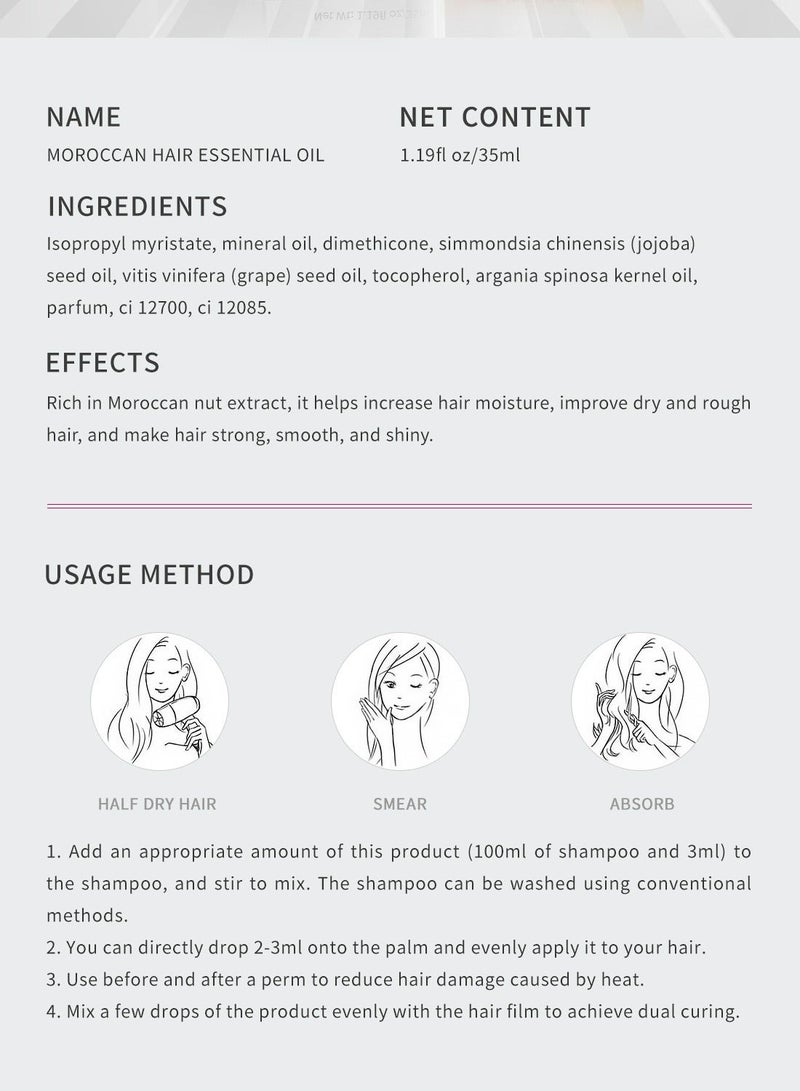 RtopR Moroccan Hair Care Oil 35ml - Image 2