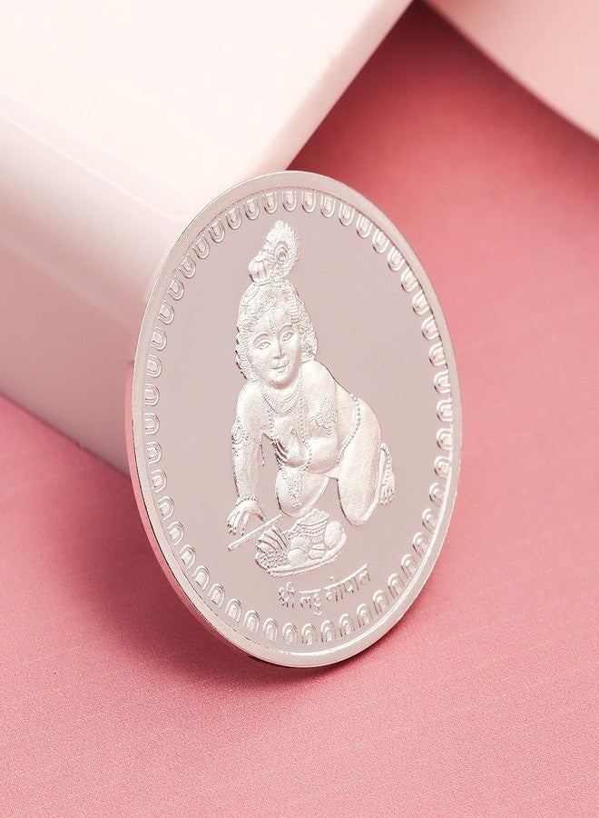 ACPL Precious Moments BIS Hallmarked Silver Coin Krishna 10 gm 999 Pure - Image 3